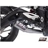 SC-Project Exhaust System 3-1 CR-T Mesh | Silver | Triumph 765 Street Triple