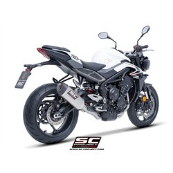 SC-Project Exhaust System 3-1 SC1-S | Silver | Triumph 765 Street Triple