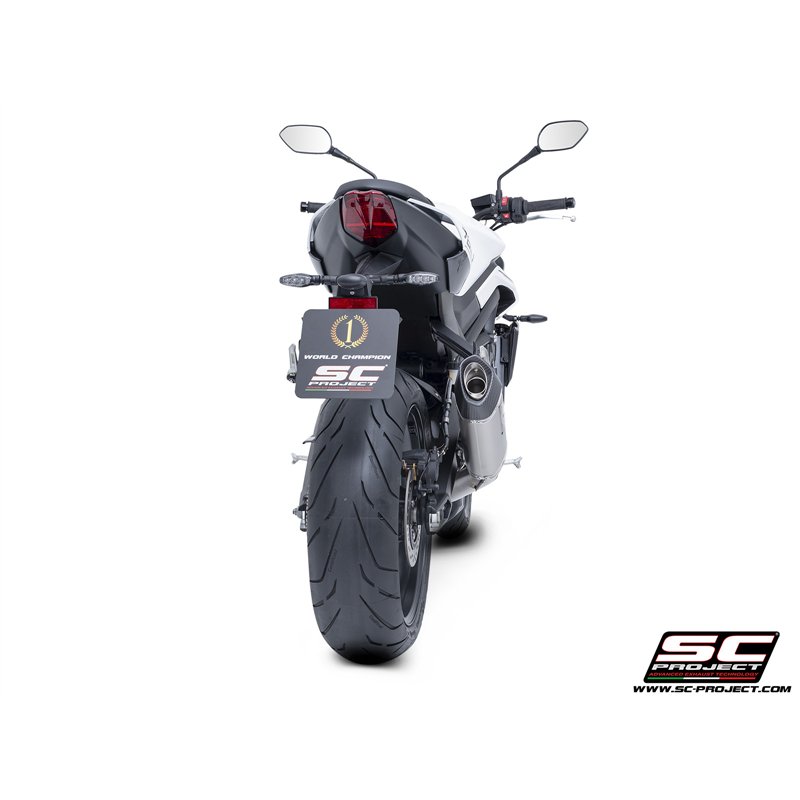 SC-Project Exhaust System 3-1 SC1-S | Silver | Triumph 765 Street Triple