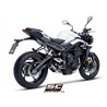 SC-Project Uitlaatsysteem 3-1 CR-T Mesh | Carbon | Triumph 765 Street Triple