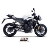 SC-Project Uitlaatsysteem 3-1 CR-T Mesh | Carbon | Triumph 765 Street Triple