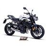SC-Project Exhaust System 3-1 CR-T Mesh | Silver | Triumph 765 Street Triple