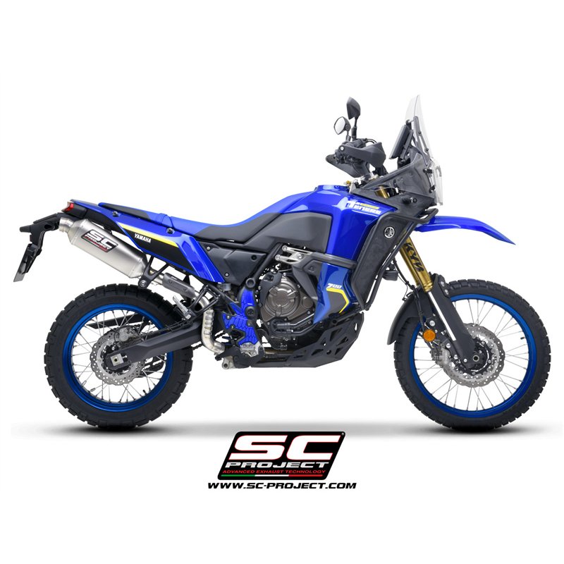 SC-Project Exhaust Rally Raid | Silver | Yamaha 700 Tenere World Raid