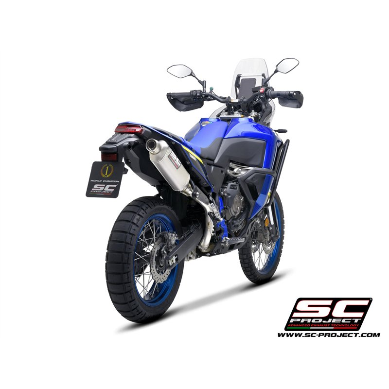 SC-Project Exhaust Rally Raid | Silver | Yamaha 700 Tenere World Raid