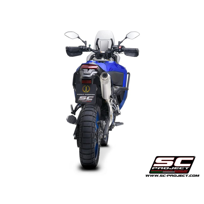 SC-Project Exhaust Rally Raid | Silver | Yamaha 700 Tenere World Raid