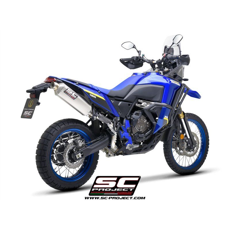 SC-Project Uitlaat Rally Raid | Zilver | Yamaha 700 Tenere World Raid