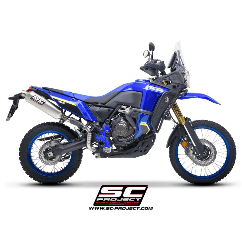SC-Project Uitlaat Rally Raid | Zilver | Yamaha 700 Tenere World Raid