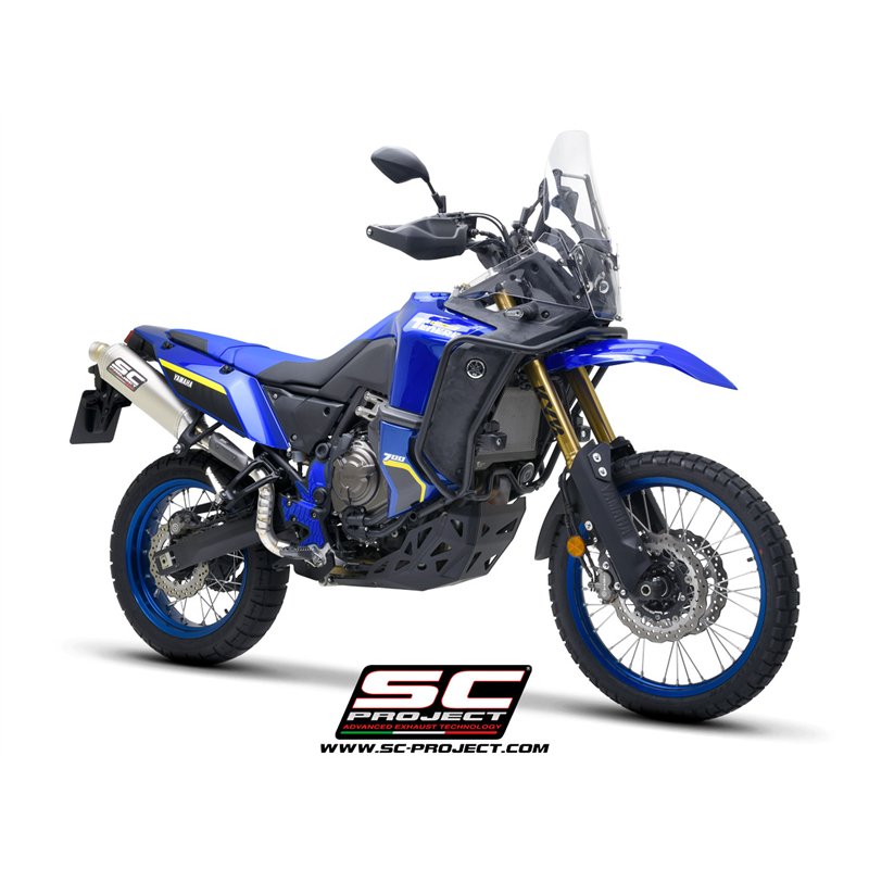 SC-Project Uitlaat Rally Raid | Zilver | Yamaha 700 Tenere World Raid
