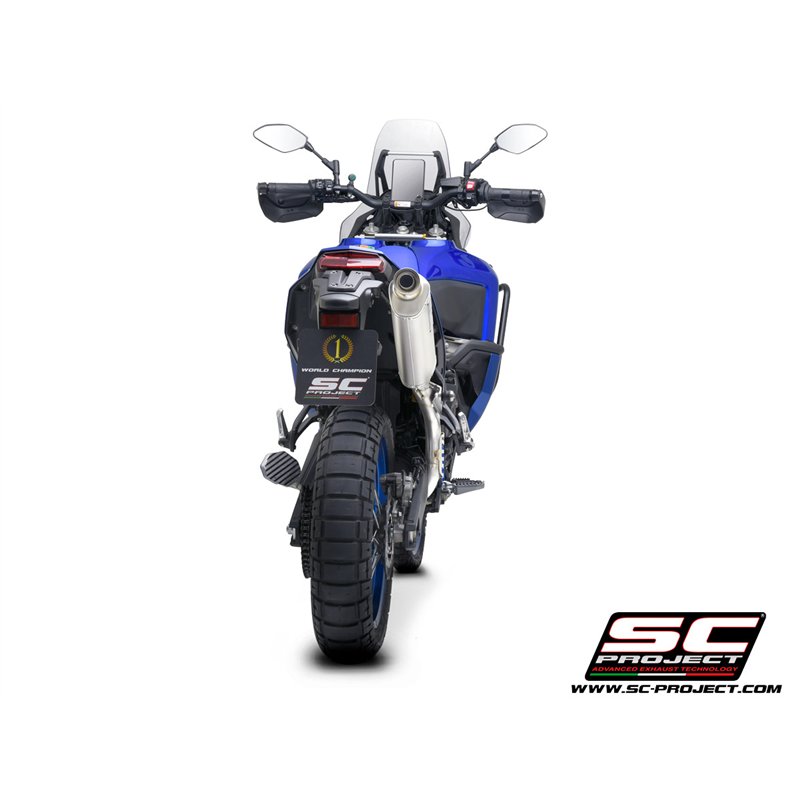 SC-Project Uitlaat Rally Raid | Zilver | Yamaha 700 Tenere World Raid