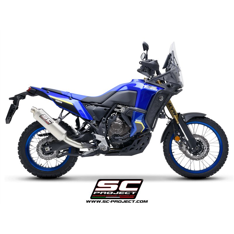 SC-Project Uitlaat Rally Raid | Zilver | Yamaha 700 Tenere World Raid