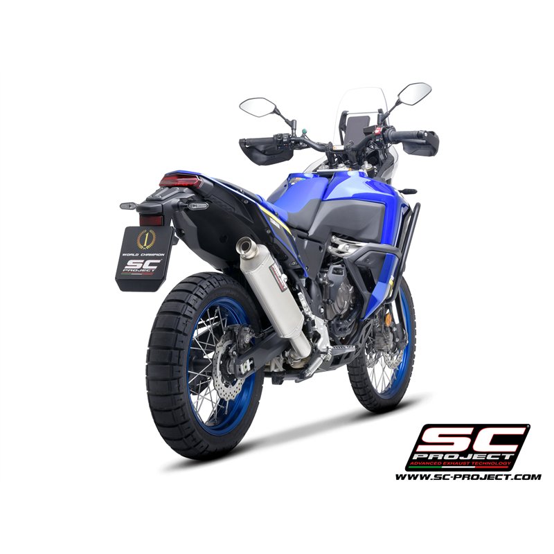 SC-Project Uitlaat Rally Raid | Zilver | Yamaha 700 Tenere World Raid