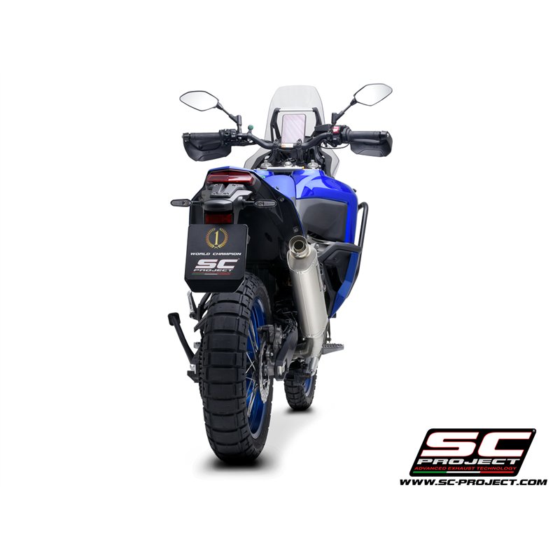 SC-Project Uitlaat Rally Raid | Zilver | Yamaha 700 Tenere World Raid