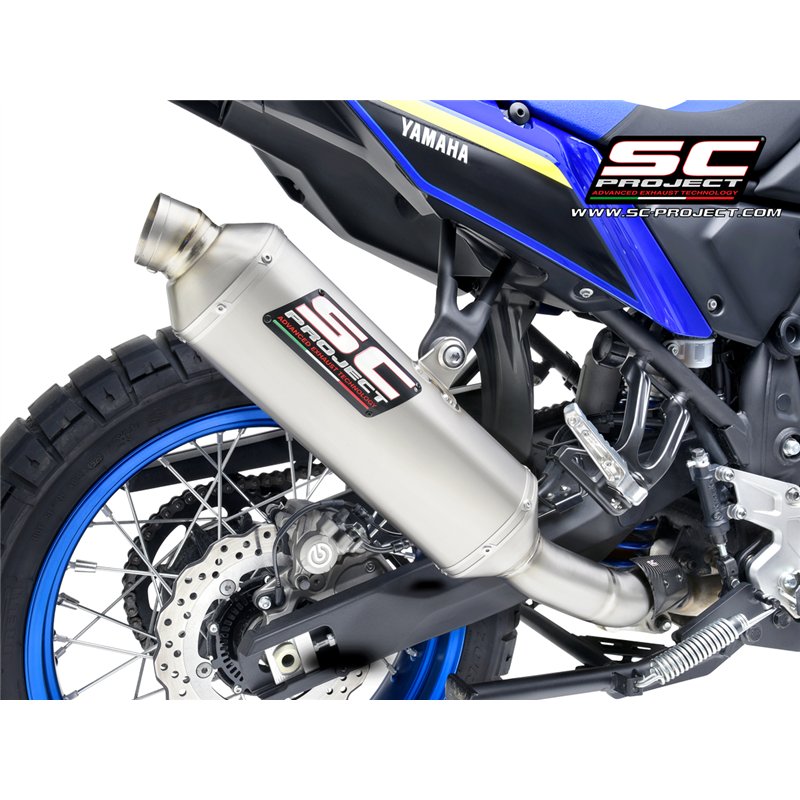 SC-Project Uitlaat Rally Raid | Zilver | Yamaha 700 Tenere World Raid