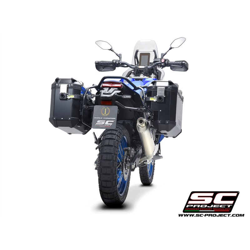 SC-Project Uitlaat Rally Raid | Zilver | Yamaha 700 Tenere World Raid