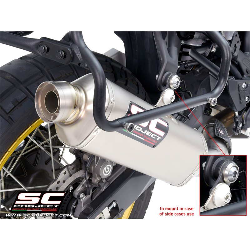 SC-Project Uitlaat Rally Raid | Zilver | Yamaha 700 Tenere World Raid