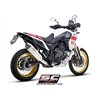 SC-Project Uitlaat X-Plorer II | Zilver | Yamaha 700 Tenere