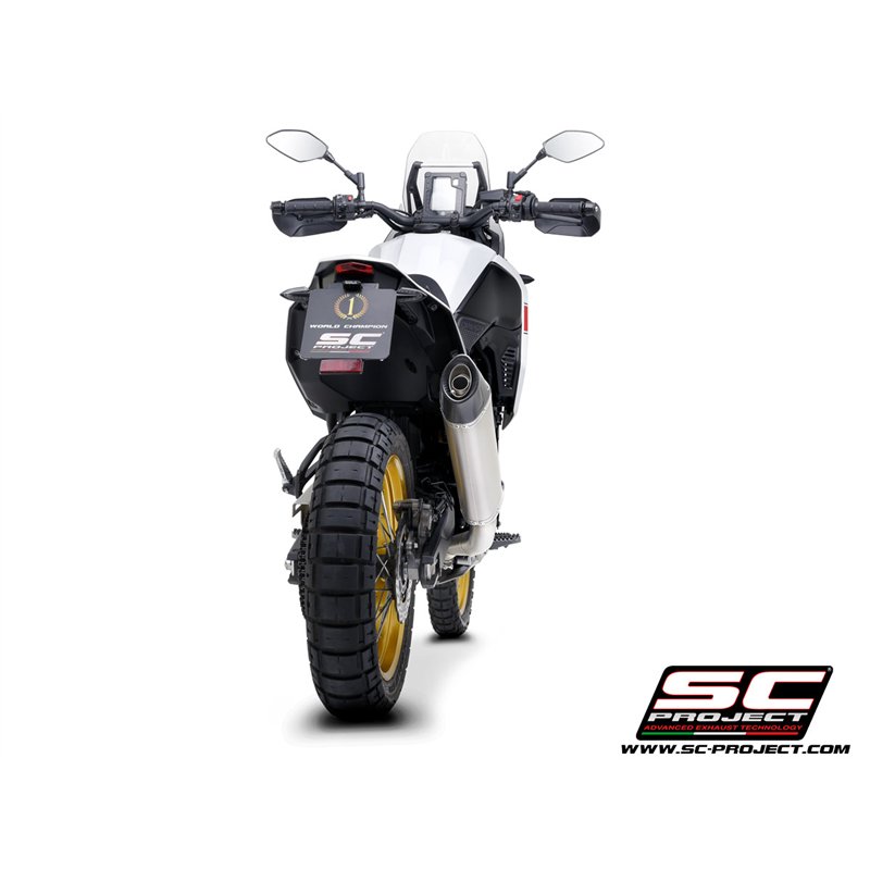 SC-Project Uitlaat X-Plorer II | Zilver | Yamaha 700 Tenere