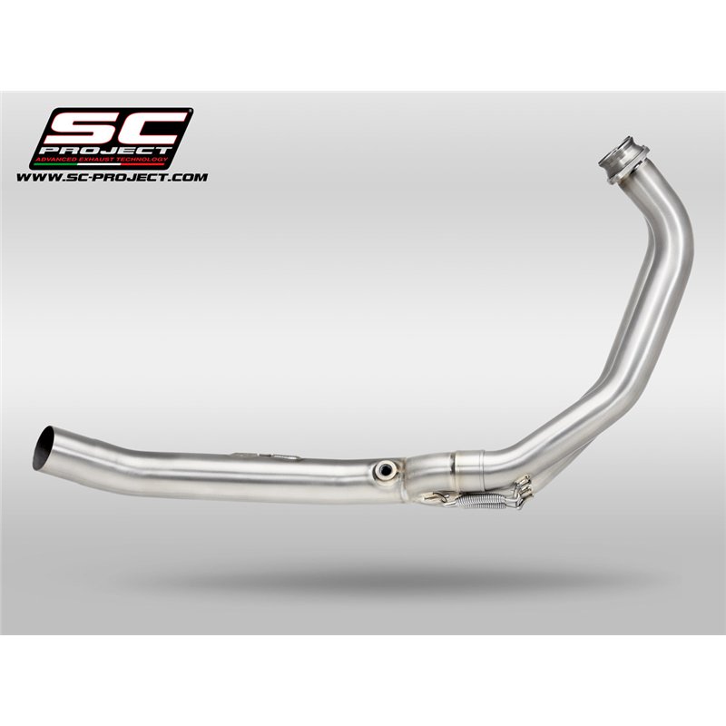 SC-Project Uitlaatbochten 2-1 SC/OEM | Zilver | Yamaha 700 Tenere