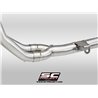 SC-Project Uitlaatbochten 2-1 SC/OEM | Zilver | Yamaha 700 Tenere