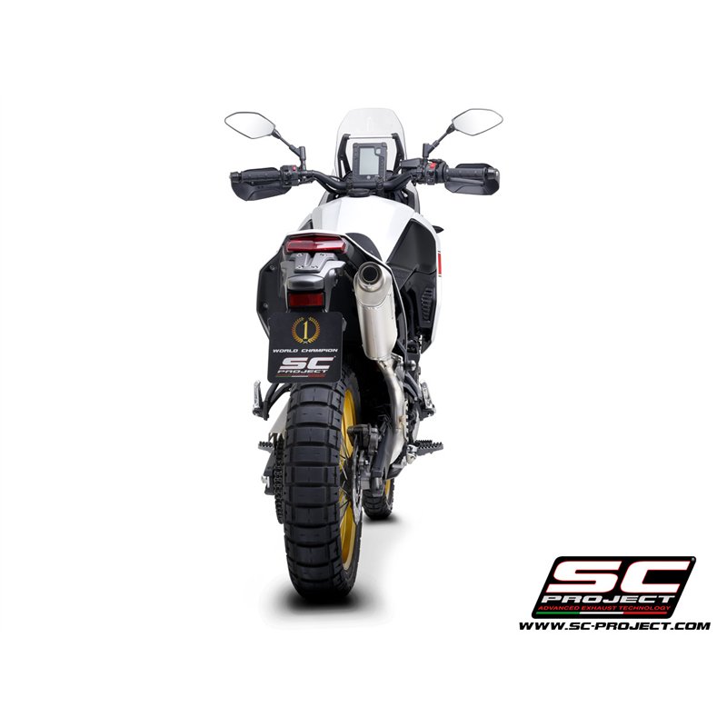 SC-Project Uitlaat Rally Raid | Zilver | Yamaha 700 Tenere