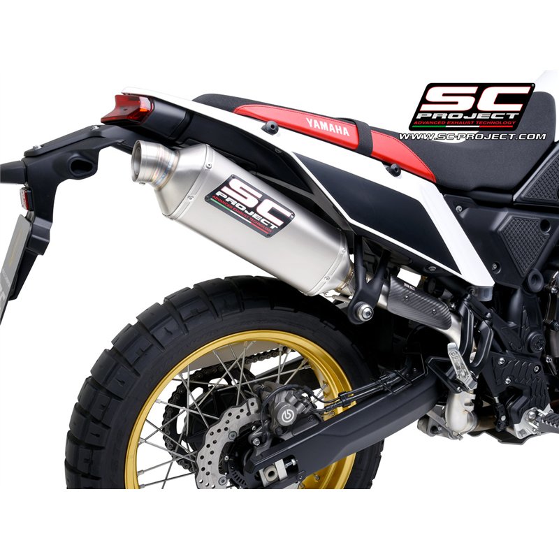 SC-Project Uitlaat Rally Raid | Zilver | Yamaha 700 Tenere