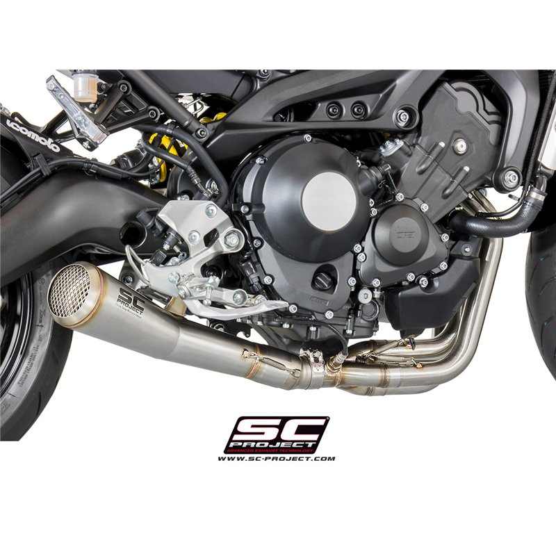 SC-Project Exhaust System 3-1 70s | Silver | Yamaha MT-09