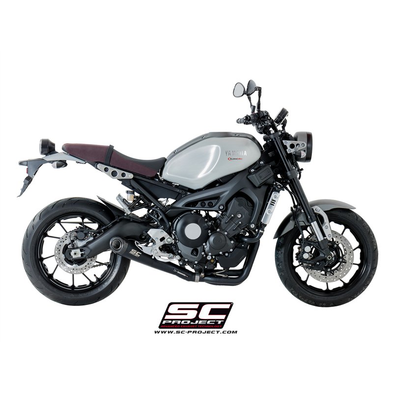 SC-Project Exhaust System 3-1 Conical | Black | Yamaha MT-09