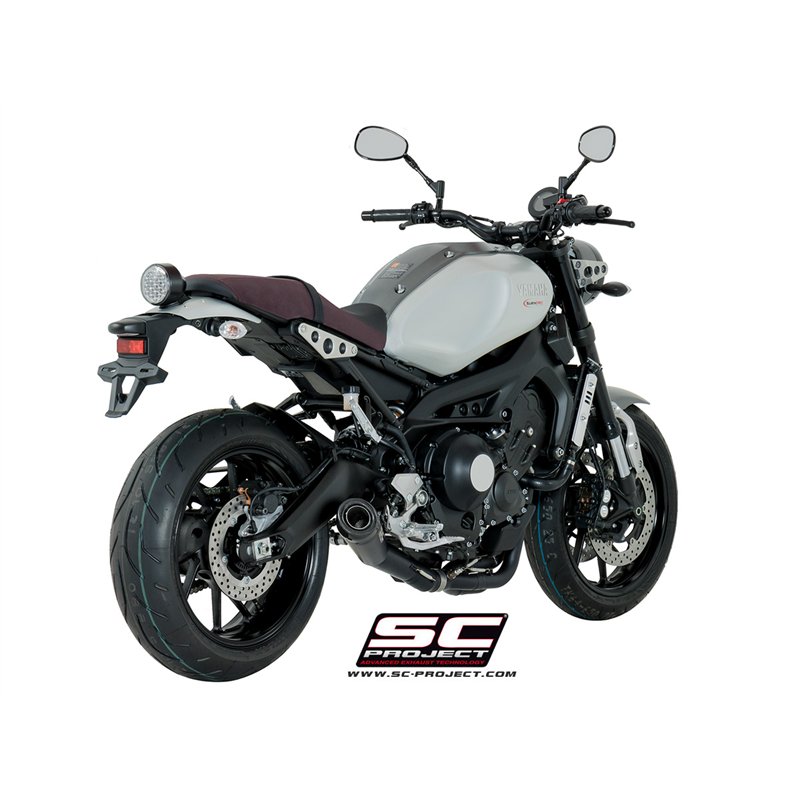 SC-Project Exhaust System 3-1 Conical | Black | Yamaha MT-09