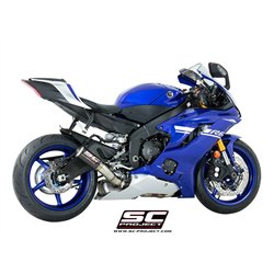 SC-Project Uitlaat CR-T High | Carbon | Yamaha YZF-R6 Race