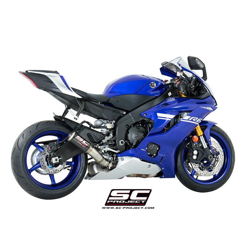SC-Project Uitlaat CR-T High | Carbon | Yamaha YZF-R6 Race