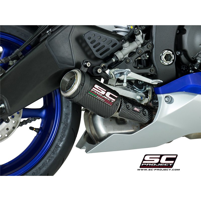 SC-Project Exhaust CR-T Low | Carbon | Yamaha YZF-R6 Race