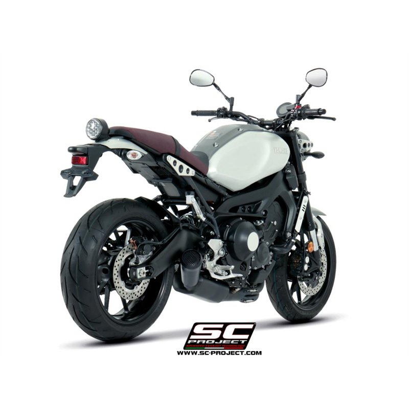 SC-Project Exhaust System 3-1 70s | Black | Yamaha XSR900