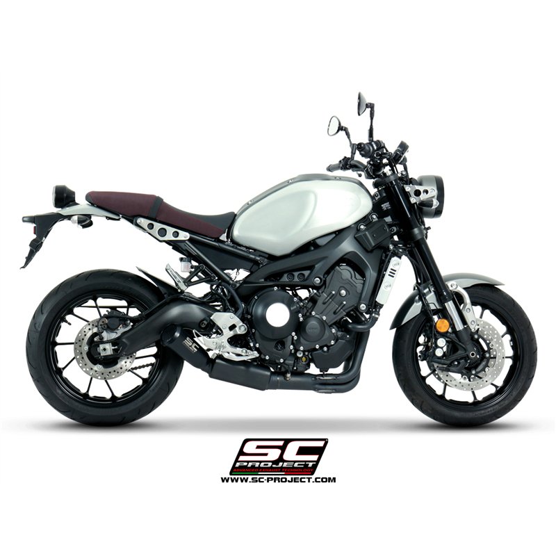 SC-Project Exhaust System 3-1 70s | Black | Yamaha XSR900