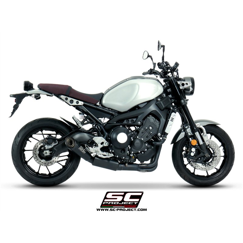 SC-Project Exhaust System 3-1 S1 | Black | Yamaha XSR900