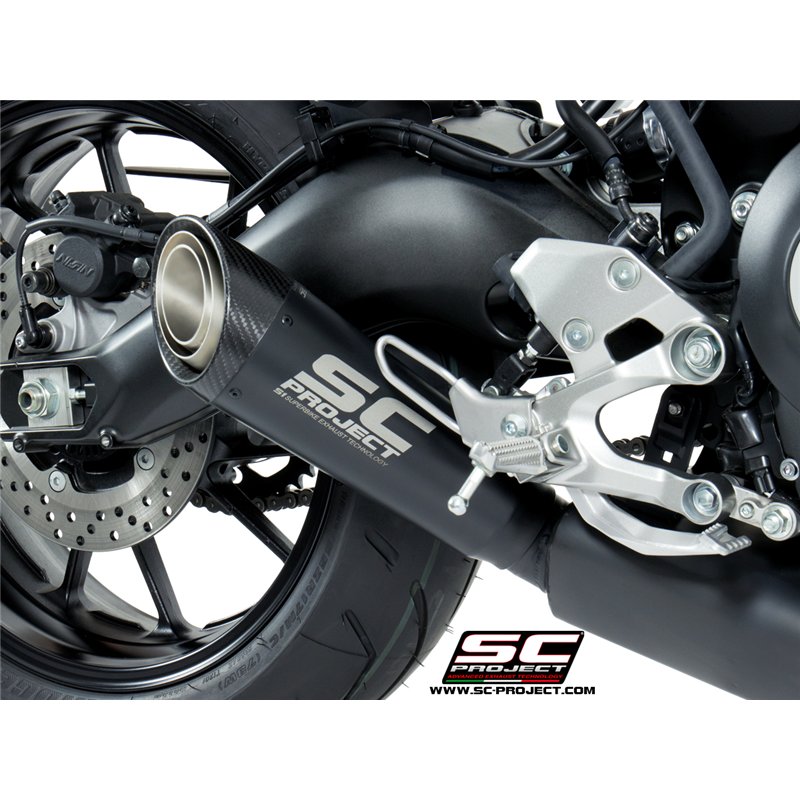 SC-Project Exhaust System 3-1 S1 | Black | Yamaha XSR900