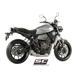 SC-Project Exhaust System 2-1 70s | Silver | Yamaha XSR700