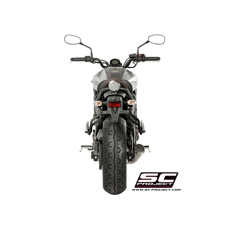 SC-Project Exhaust System 2-1 70s | Silver | Yamaha XSR700