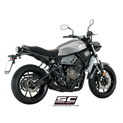 SC-Project Uitlaatsysteem 2-1 70s | Zwart | Yamaha XSR700