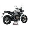 SC-Project Exhaust System 2-1 70s | Black | Yamaha XSR700