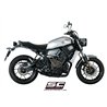 SC-Project Exhaust System 2-1 70s | Black | Yamaha XSR700