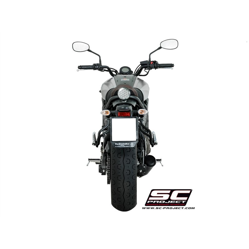 SC-Project Exhaust System 2-1 70s | Black | Yamaha XSR700