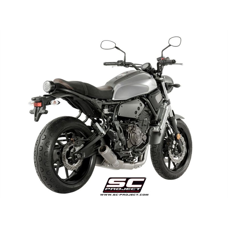 SC-Project Uitlaatsysteem 2-1 CR-T | Zilver | Yamaha XSR700