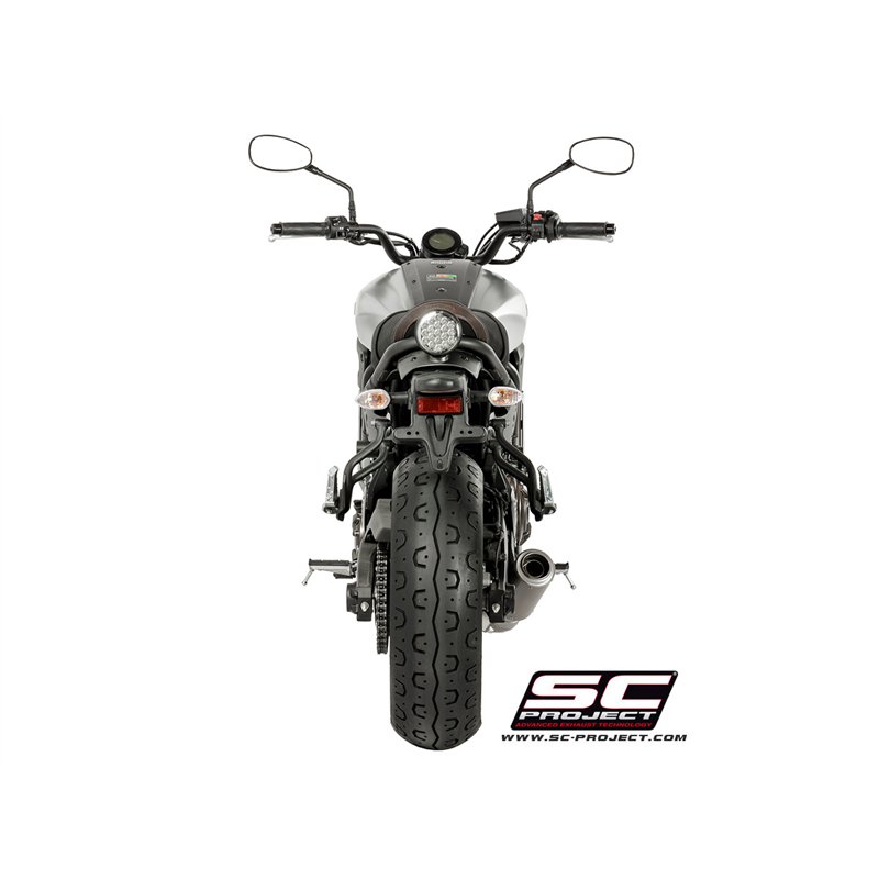 SC-Project Uitlaatsysteem 2-1 CR-T | Zilver | Yamaha XSR700