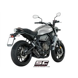SC-Project Uitlaatsysteem 2-1 S1 | Zwart | Yamaha XSR700