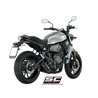 SC-Project Exhaust System 2-1 S1 | Black | Yamaha XSR700