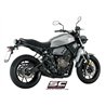 SC-Project Exhaust System 2-1 S1 | Black | Yamaha XSR700