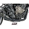 SC-Project Exhaust System 2-1 S1 | Black | Yamaha XSR700