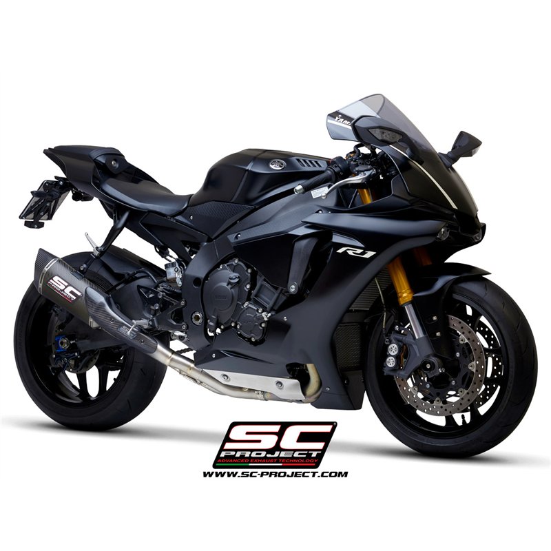 SC-Project Exhaust SC1-R 250mm | Carbon | Yamaha YZF-R1