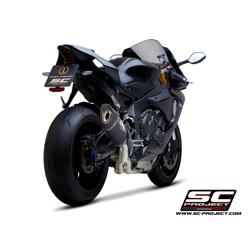 SC-Project Exhaust SC1-R 250mm | Carbon | Yamaha YZF-R1