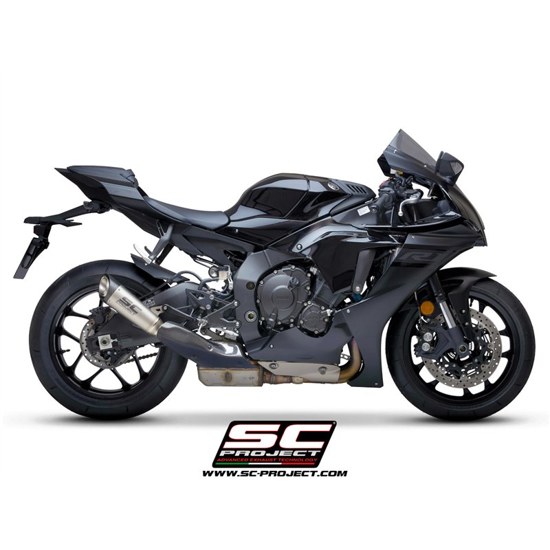 SC-Project Uitlaat S1 | Zilver | Yamaha YZF-R1